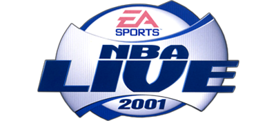NBA Live 2001 title screen for Playstation 2